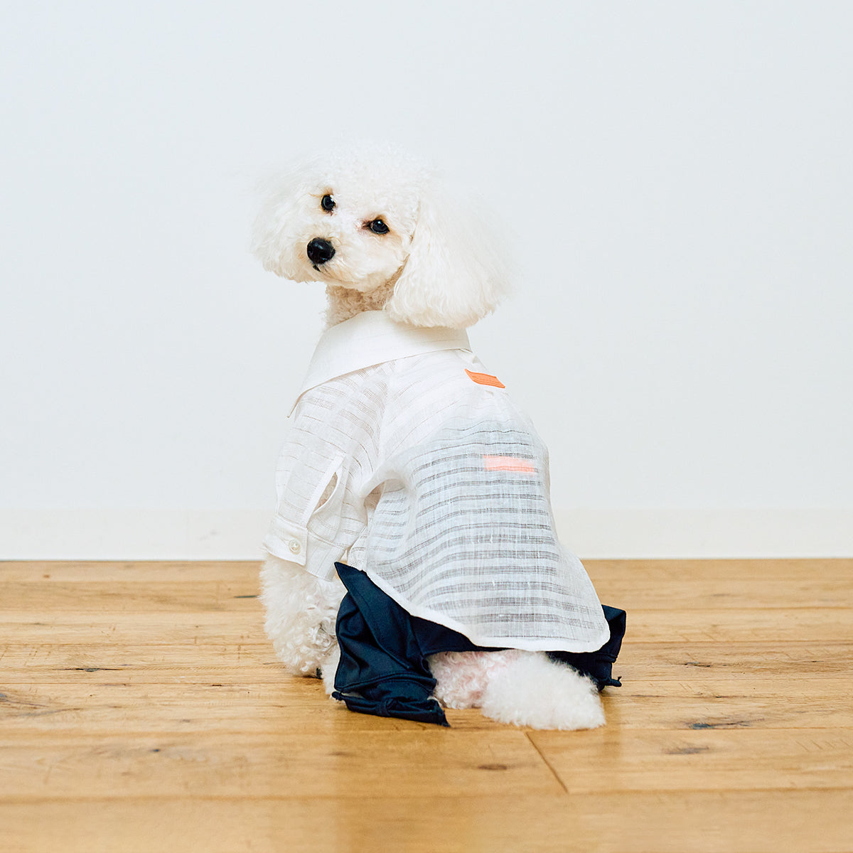 LINEN SHIRT Sheer gauze & Water repellent