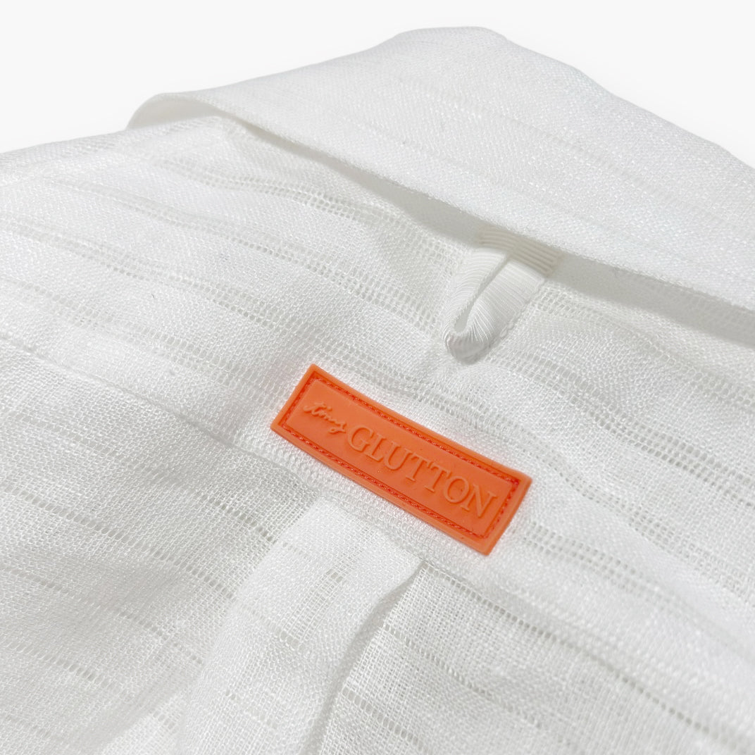 LINEN SHIRT Sheer gauze & Water repellent