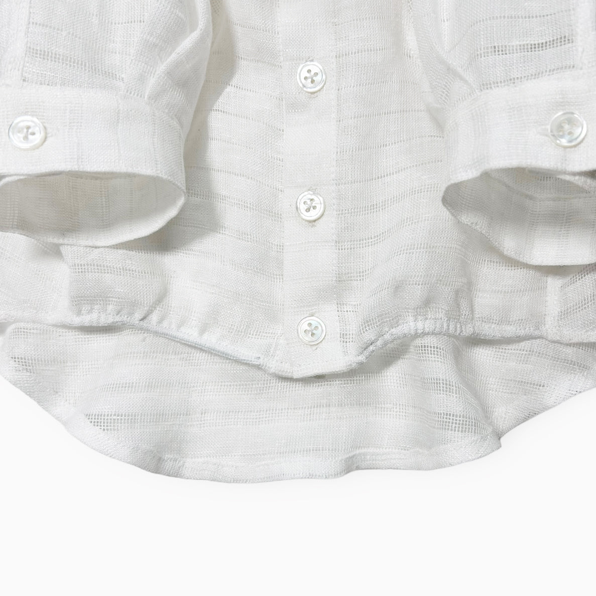 LINEN SHIRT Sheer gauze & Water repellent