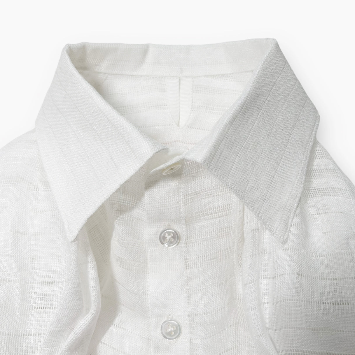 LINEN SHIRT Sheer gauze & Water repellent