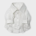 LINEN SHIRT Sheer gauze & Water repellent