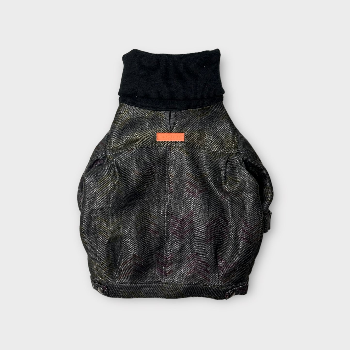 PULL OVER JACKET Chusen dyeing & Scratching Fabric