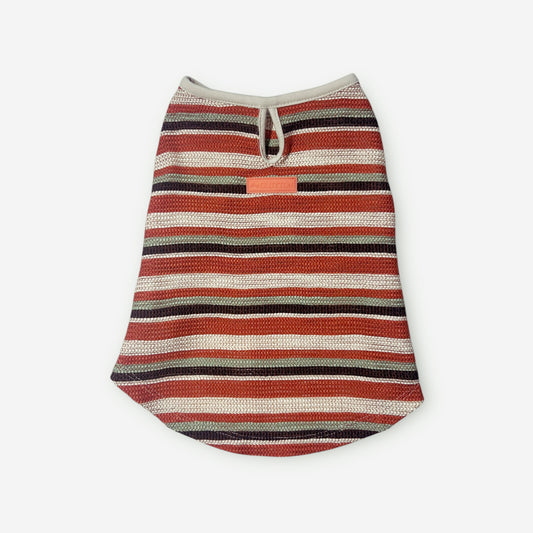 STRIPED NO SLEEVE TEE