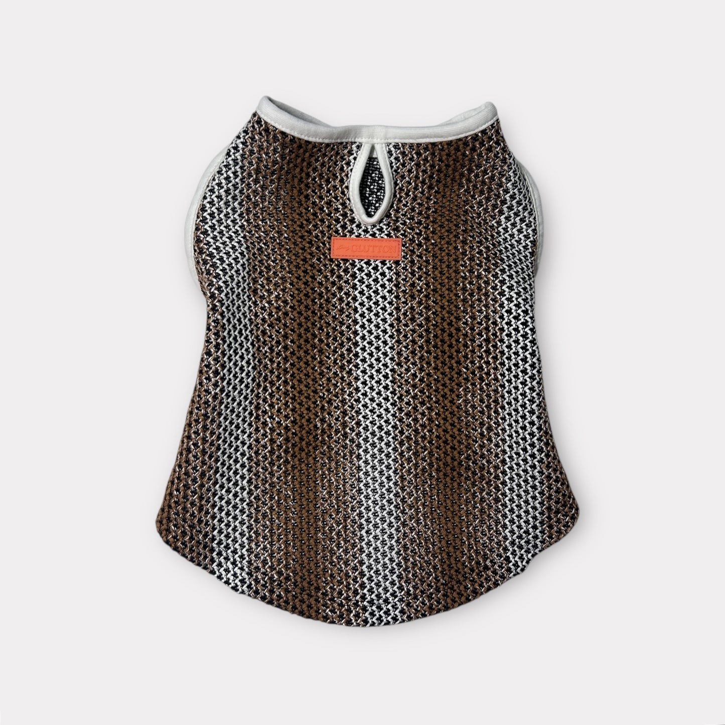 BROWN NO SLEEVE TEE